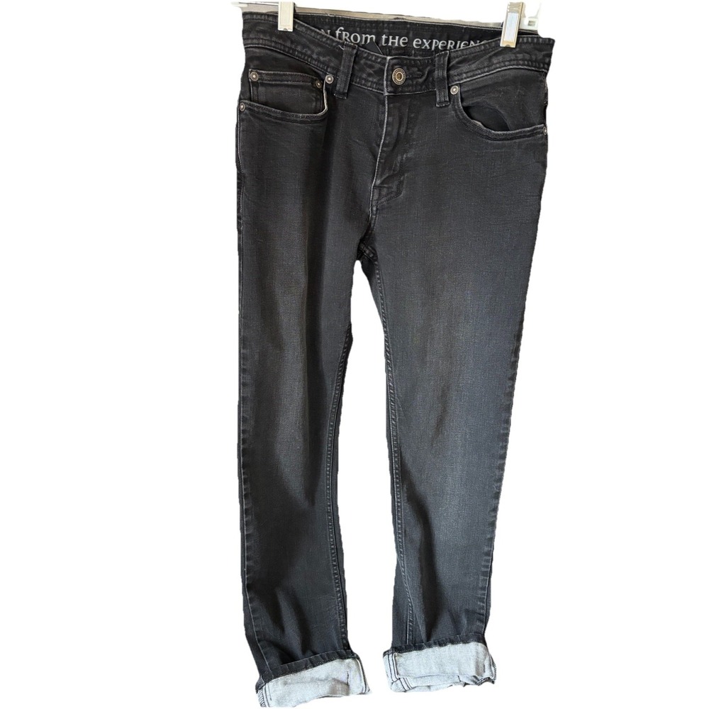 PrAna Women's Jeans 28x29 Black‎ Slim Fit Straight Leg Denim 5 Pocket Stretch
